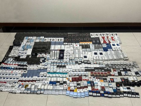 Aksiz markası olmayan siqaretlər aşkarlandı