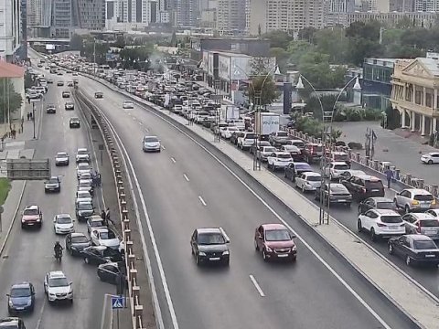 Bakının tıxaclı yolları - SİYAHI