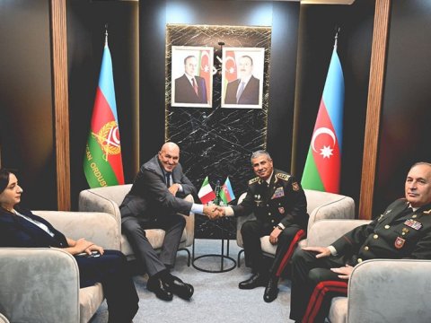 Zakir Həsənov italiyalı həmkarı ilə görüşüb