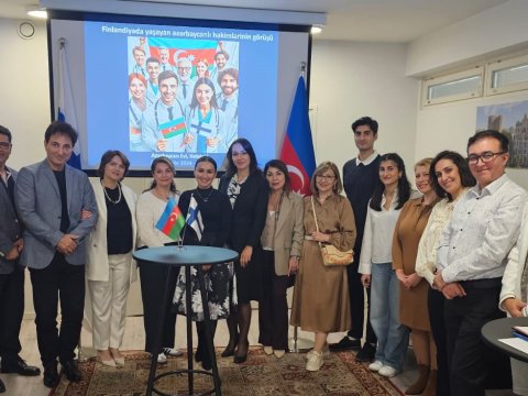 Finlandiyada yaşayan azərbaycanlı həkimlərin görüşü keçirilib - FOTO