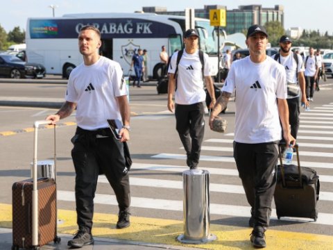 "Qarabağ" Londona yollandı - FOTO