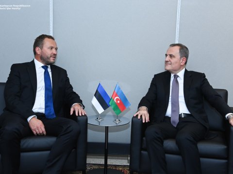 Azərbaycan və Estoniya XİN başçıları GÖRÜŞDÜ