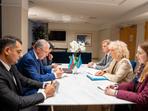 Muxtar Babayev Cennifer Morqanla əməkdaşlıq məsələlərini müzakirə etdi