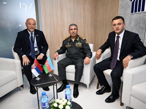 Azərbaycan-Serbiya hərbi-texniki əlaqələri müzakirə edildi