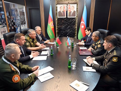 Azərbaycan-Belarus hərbi əməkdaşlığına dair müzakirələr aparıldı