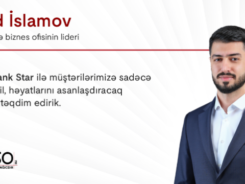 &ldquo;Birbank Star-la müştərilərimizə həyatlarını asanlaşdıracaq təcrübə təqdim edirik&rdquo;&nbsp;- Fərid İslamov