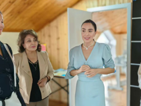 Leyla Əliyeva qadın və uşaq sığınacağını ziyarət edib&nbsp;- FOTOLAR