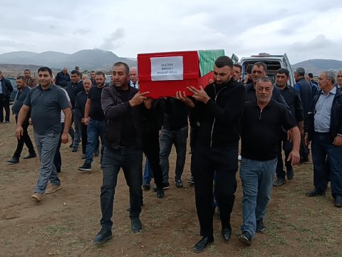 Şəhidimizin nəşinin qalıqları doğma kəndində torpağa tapşırıldı