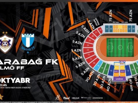 &ldquo;Qarabağ&rdquo; &ndash; &ldquo;Malmö&rdquo; matçının biletləri satışa çıxarılır