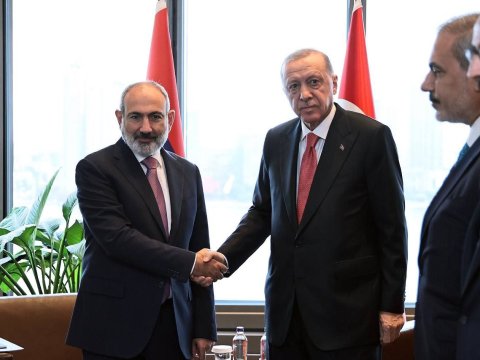 Ərdoğan Paşinyanla görüşündən danışdı: "Məsələlərə müsbət yanaşdığını gördüm"