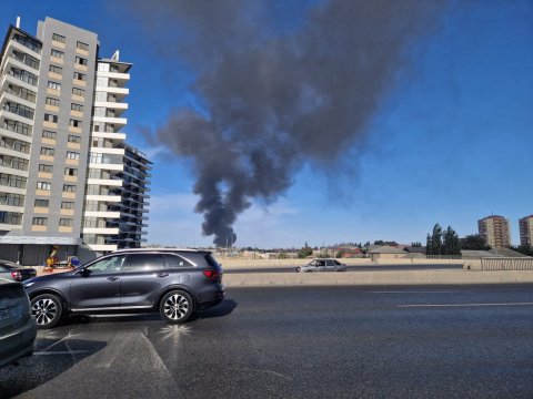 Biləcəridəki güclü yanğın tam söndürüldü - YENİLƏNİB
