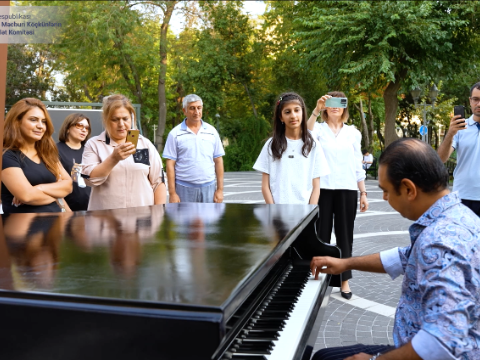 Dövlət Komitəsi tərəfindən musiqili fləşmob keçirilib -&nbsp;VİDEO