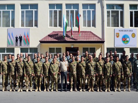 Azərbaycan-Özbəkistan birgə komanda-qərargah təliminin açılışı olub