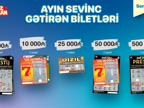 Bakıda &ldquo;Prestij&rdquo; lotereyasında&nbsp;500 000 manat qazanıldı