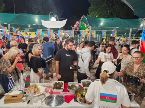 Yunanıstanda Azərbaycan mətbəxinin nümunələri təqdim edilib