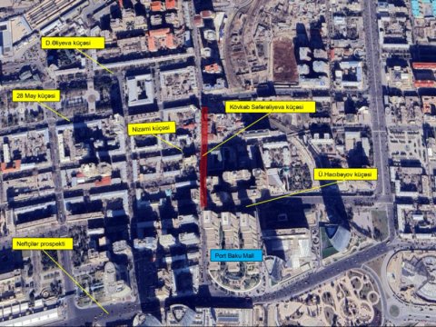 Sürücülərin nəzərinə! - Bu küçədə hərəkət məhdudlaşdırılır