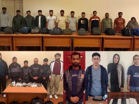 Sərhədi pozan 64 əcnəbi saxlanılıb