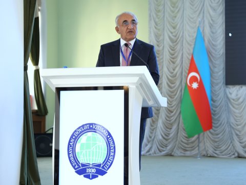 UNEC-də beynəlxalq konfrans başlayıb - FOTO