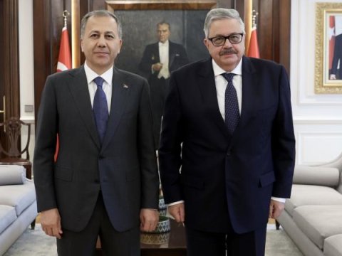 Türkiyənin daxili işlər naziri Rusiya səfirini qəbul edib