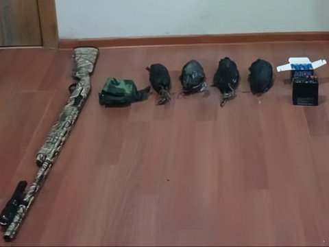 Qanunsuz ov etdi - Tüfəngi əlindən alındı