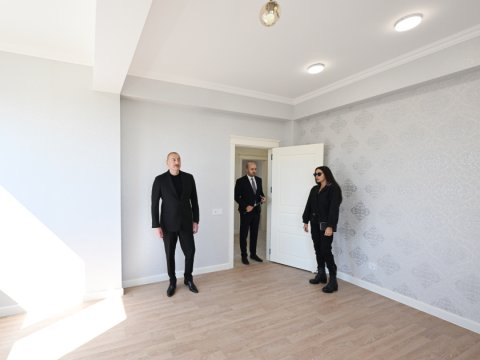 Prezidentlə xanımı Cəbrayıla getdi