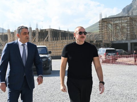 İlham Əliyev&nbsp;Zəngilan İstirahət Kompleksində&nbsp;