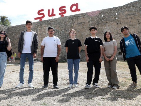 Tələbələrin işğaldan azad edilmiş ərazilərə səfəri təşkil edilib - VİDEO