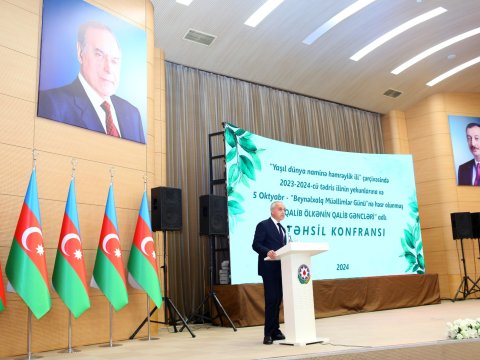 Binəqədi rayon İcra Hakimiyyətində&nbsp;təhsil konfransı keçirilib - FOTOLAR