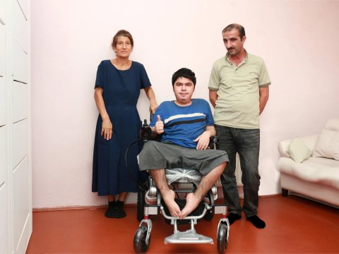 Əlilliyi olan 1500 nəfərə reabilitasiya vasitəsi verilib - FOTO