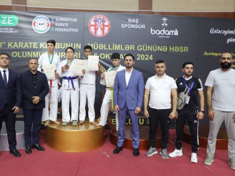 Müəllimlər Gününə həsr edilmiş karate turniri - FOTO&nbsp;