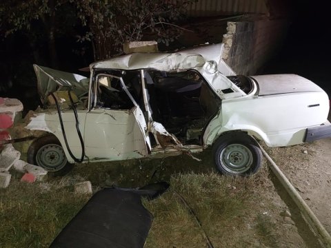 "VAZ-2107" idarəetməni itirdi -&nbsp;1 ölü, 4 yaralı