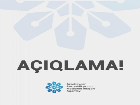 MEDİA saxta məlumatlarla bağlı&nbsp;açıqlama YAYDI