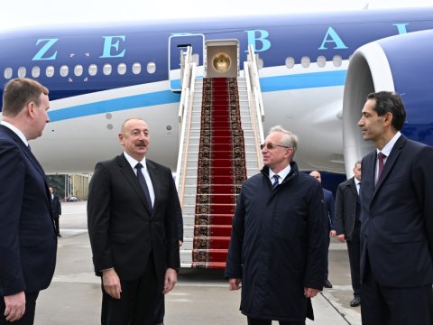 İlham Əliyev Rusiyaya GETDİ