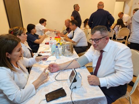 Sumqayıt Tibb Mərkəzi qanvermə aksiyası - FOTO