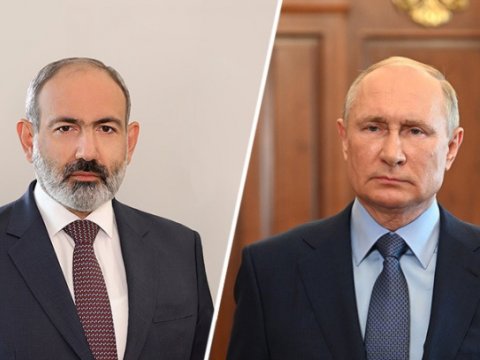 Putin Paşinyanı da BRIKS sammitinə dəvət etdi