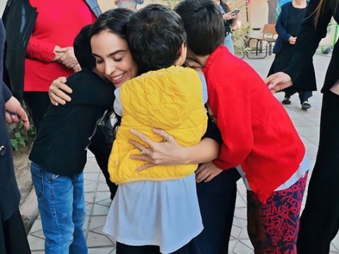 Leyla Əliyeva &ldquo;Sevgi Evi"ndə - FOTO