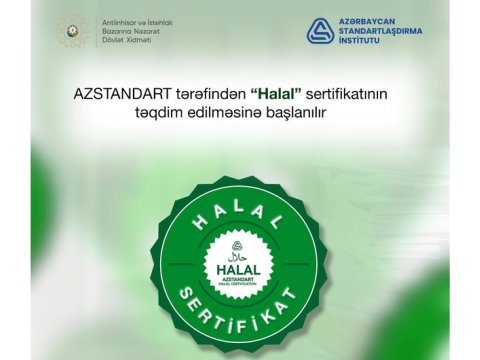 Azərbaycanda&nbsp;&ldquo;Halal&rdquo; sertifikatların verilməsinə başlanıldı