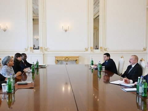 Prezident BMT Baş katibinin birinci müavinini qəbul edib