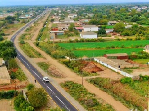 Neftçalada 42 km-lik yol yenidən quruldu