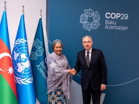 COP29-un prezidenti BMT baş katibinin müavini ilə görüşüb