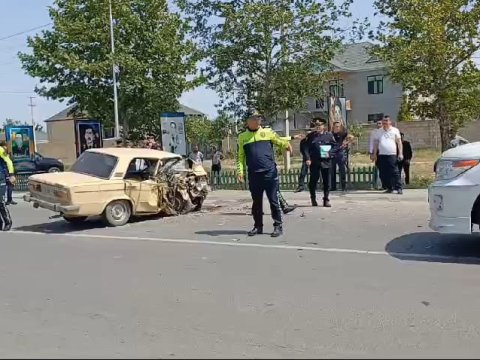 Ağdamda qəza&nbsp;- Xəsarət alan var