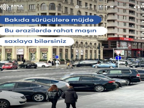 Bakıda yeni parklanma məntəqələri salınır