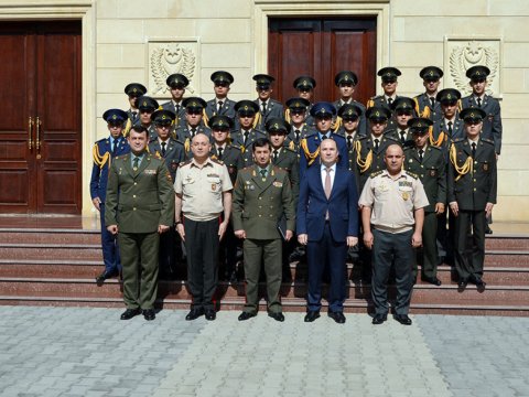 Tacikistan nümayəndə heyəti Hərbi İnstitutda -&nbsp;VİDEO