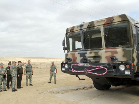 Azərbaycanla Belarus arasında hərbi müzakirələr - FOTO