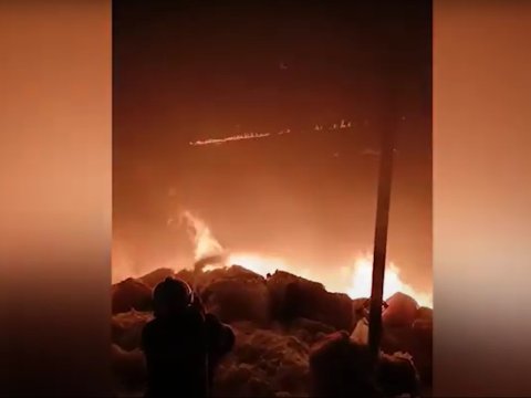 Sumqayıtda yanğın