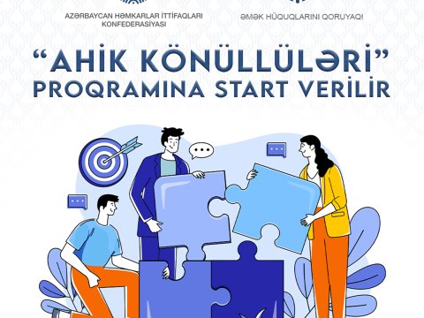 &ldquo;AHİK Könüllüləri&rdquo; proqramına start verilir