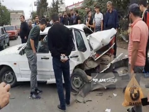 Toy karvanı qəza törətdi:&nbsp;yaralanan var