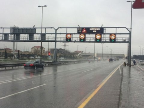 Aeroport yolunda sürət həddi endirildi