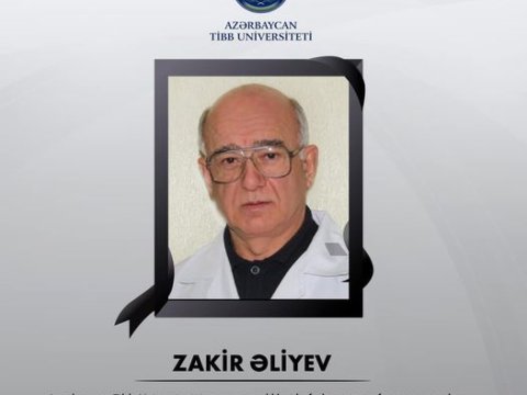 Tibb Universitetinin professoru&nbsp;vəfat etdi
