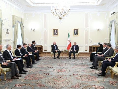 Şahin Mustafayev Pezeşkianla görüşdü - FOTO